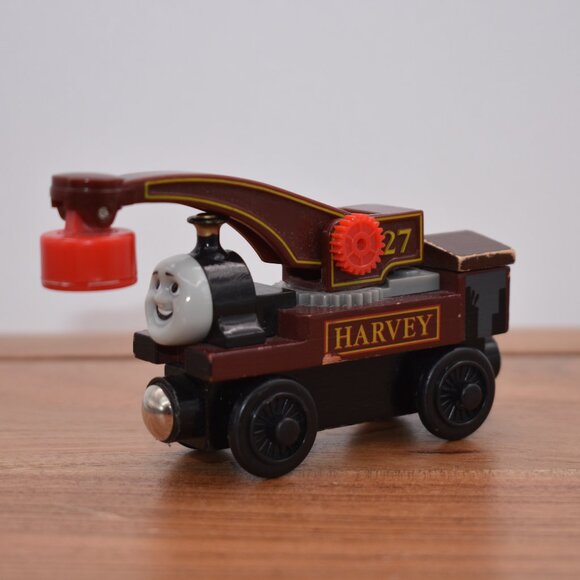 2003 Harvey Crane Thomas the Train Tank Engine Wooden Railway Friends Vi… - Picture 2 of 6